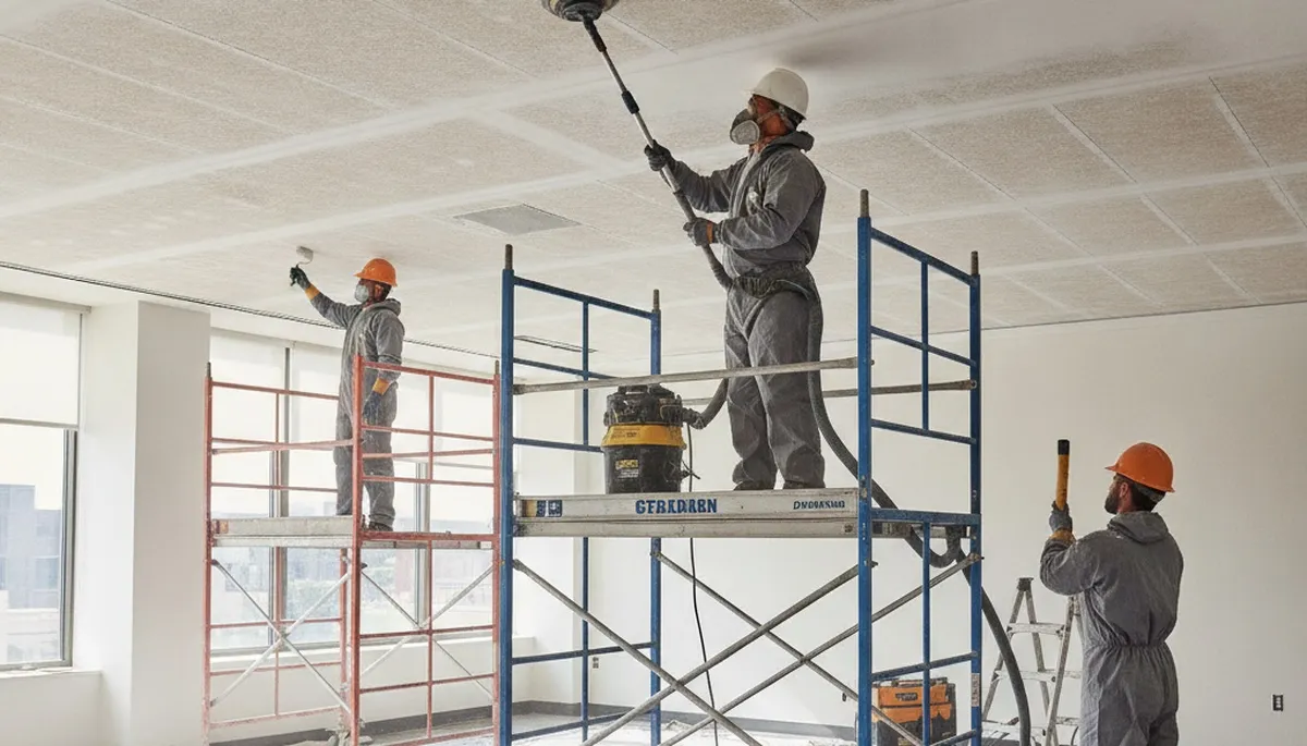 Ceiling water damage repair in Birmingham, AL home with moisture stains and leak damage