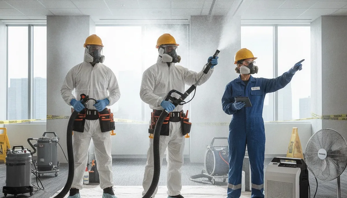 Odor removal service for water damage in Birmingham, AL home with professional restoration equipment