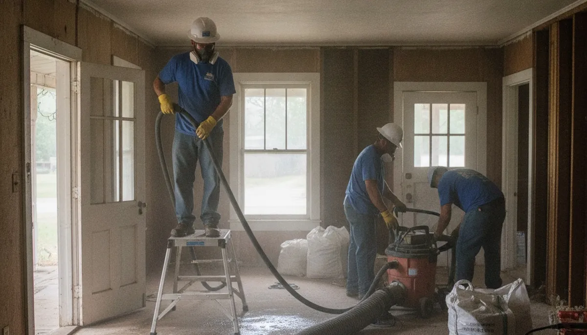 Water damage restoration team serving Birmingham, AL with emergency cleanup and repair services