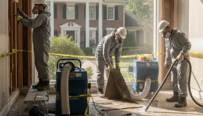 Water damage restoration team serving Birmingham, AL with emergency cleanup and drying services