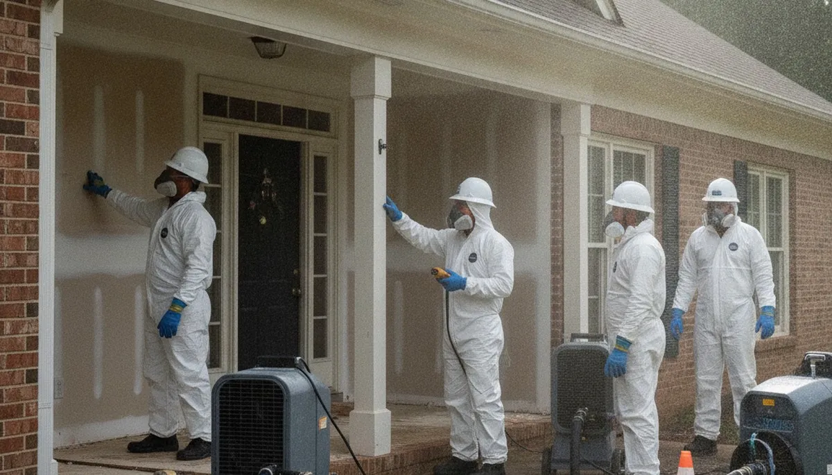 Water damage restoration team serving Birmingham, AL for fast cleanup and repair