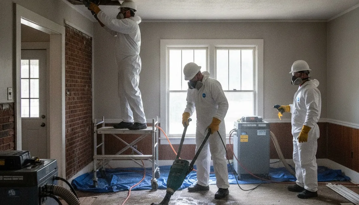 Water damage restoration team serving Birmingham, AL for emergency cleanup and repairs