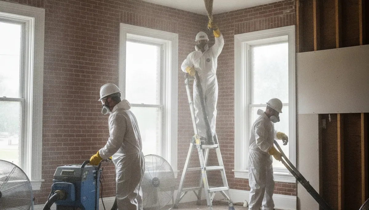 Water damage restoration team serving Birmingham, AL for fast water extraction and cleanup