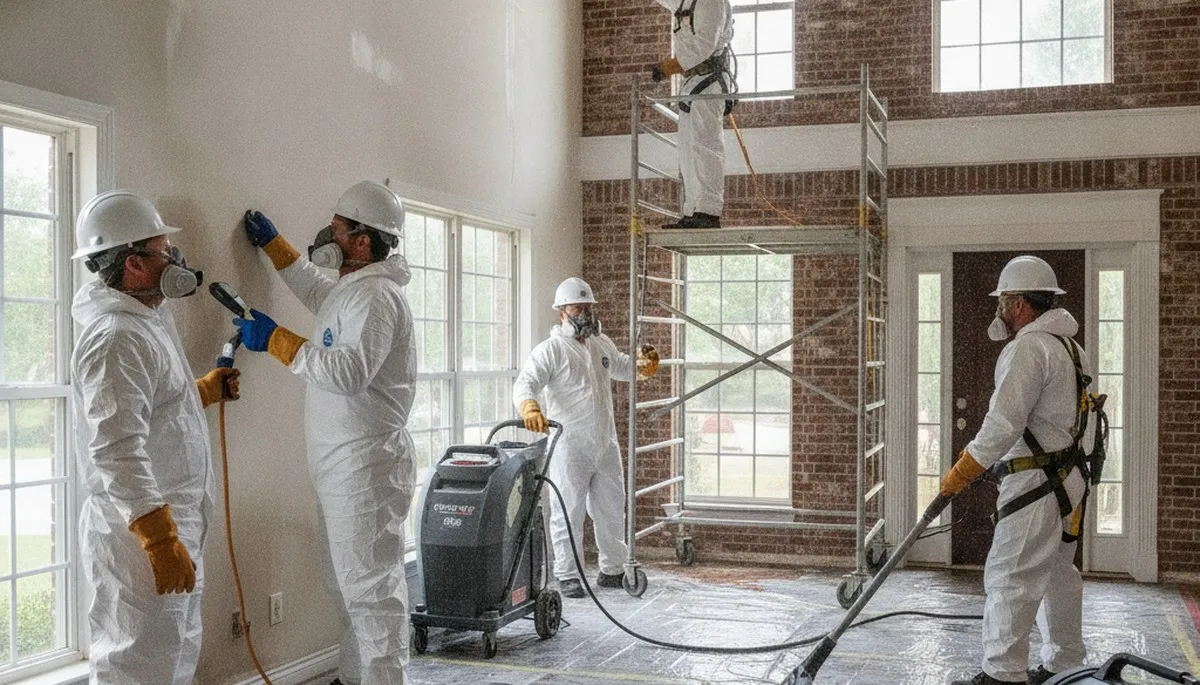 Water damage restoration team serving Birmingham, AL for emergency cleanup and repair