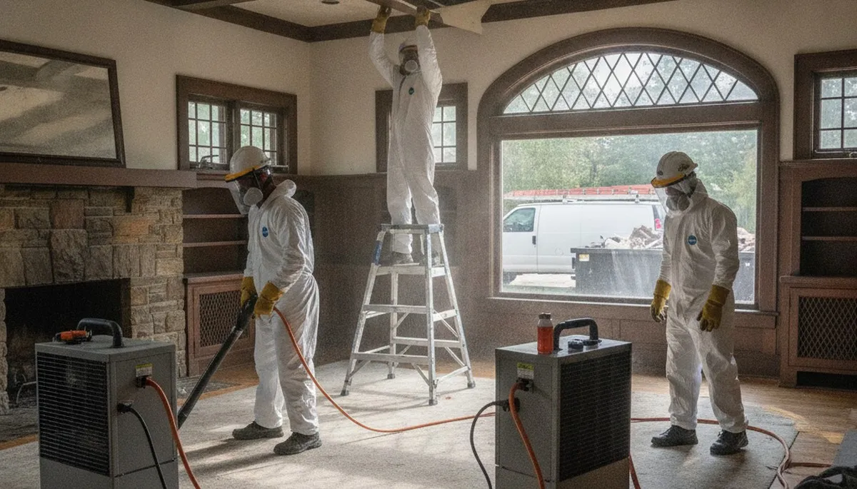 Water damage restoration team serving Birmingham, AL with professional cleanup and repair services